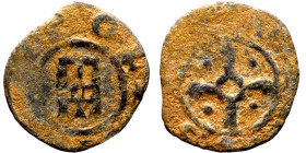 Middle Ages (X-XV century) Bronze Coin

 15mm 0.58g