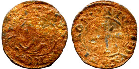 Middle Ages (X-XV century) Bronze Coin

 15mm 0.46g