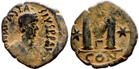 Anastasius I (491-518) Follis. Obverse: DN ANASTASVS PP AVG diademed, draped, and cuirassed bust right Reverse: Large M

 30mm 14.68g