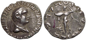 Indo-Greek Kingdom, Apollodotos II AR Tetradrachm
