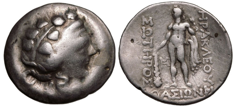 ANCIENT GREECE. ISLANDS OFF THRACE, THASOS. 
Silver Tetradrachm, circa 2nd-1st ...