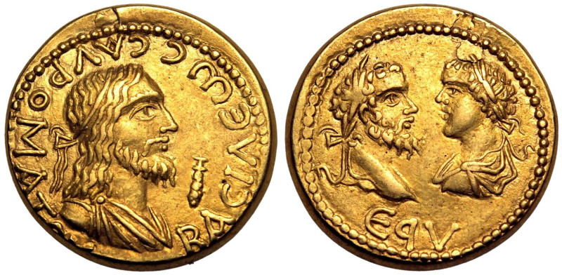 ANCIENT GREECE. KINGDOM OF THE BOSPOROS. Sauromates II with Septimius Severus an...