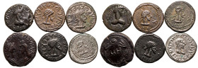 Kingdom of the Bosporos, Æ/BI 6 x Various Denominations