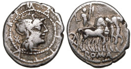 M. Acilius M. f AR Denarius
