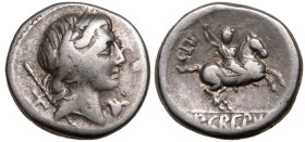 P. Crepusius AR Denarius