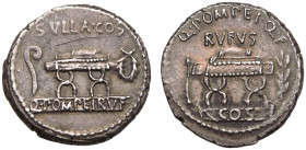 Q. Pompeius Rufus AR Denarius