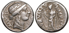 Man. Acilius Glabrio AR Denarius