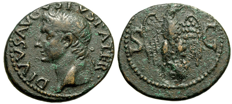 ROMAN EMPIRE. Divus Augustus. 
Bronze As, AD 34-37. Rome. 
Issued under Tiberi...