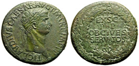 Claudius Æ Sestertius