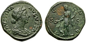 Faustina II (wife of Marcus Aurelius) Æ As