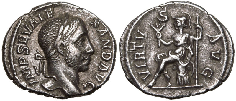 ROMAN EMPIRE. Severus Alexander. 
Silver Denarius, AD 228-231. Rome. 
Obv: IMP...