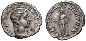 Julia Mamaea (mother of Severus Alexander) AR Denarius