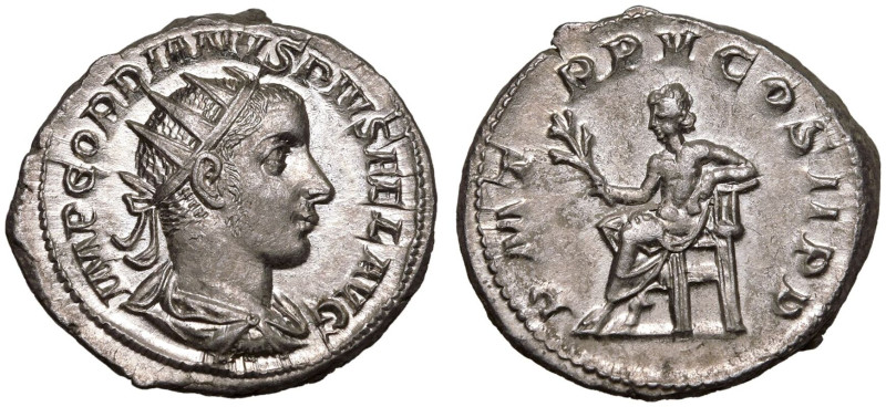 ROMAN EMPIRE. Gordian III. 
Silver Antoninianus, AD 241-243. Rome. 
Obv: IMP G...