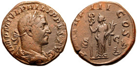 Philip I Æ Sestertius