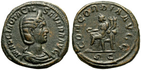Otacilia Severa (wife of Philip I) Æ Sestertius