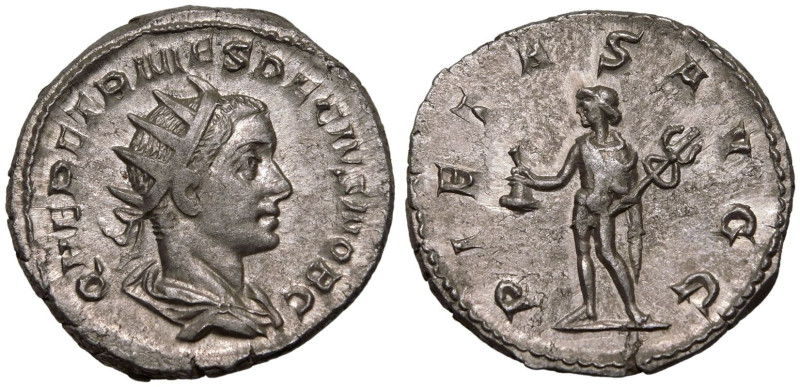 ROMAN EMPIRE. Herennius Etruscus (Caesar). 
Silver Antoninianus, AD 250-251. Ro...