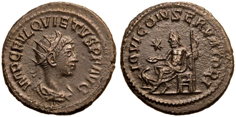 ROMAN EMPIRE. Quietus. 
Billon Antoninianus, AD 260-261. Samosata. 
Obv: IMP C...