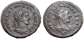 Aurelian and Vabalathus BI Antoninianus