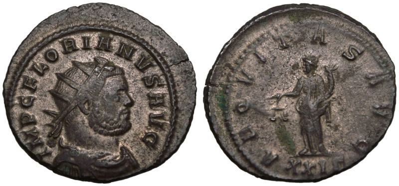 ROMAN EMPIRE. Florian. 
Billon Antoninianus, AD 276. Rome. 
Obv: IMP C FLORIAN...