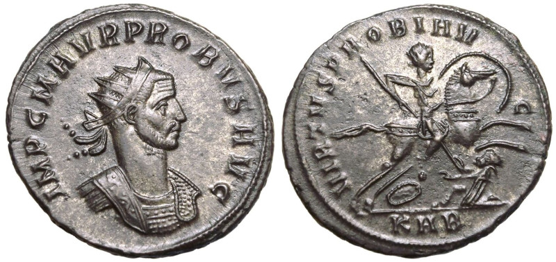 ROMAN EMPIRE. Probus. 
Billon Antoninianus, AD 276-282. Serdica. 
Obv: IMP C M...