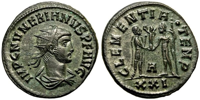 ROMAN EMPIRE. Numerian. 
Billon Antoninianus, AD 283-284. Cyzicus. 
Obv: IMP C...