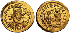 Leo II and Zeno AV Solidus