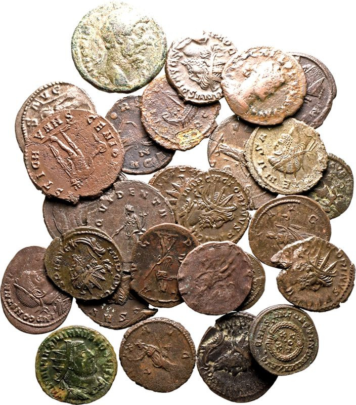 ROMAN EMPIRE/ROMAN PROVINCIAL. Various Emperors. 
Bronze/Billon 27 x Various De...