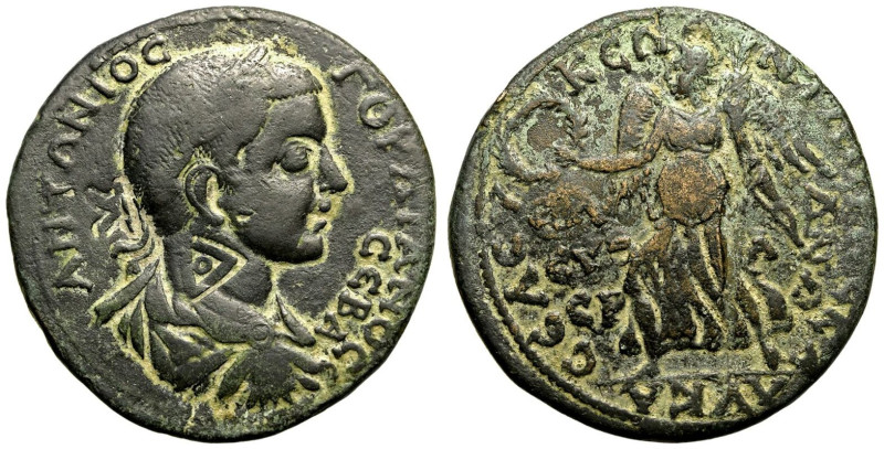 ROMAN PROVINCIAL. CILICIA, SELEUCIA AD CALYCADNUM. Gordian III. 
Bronze AE35, A...
