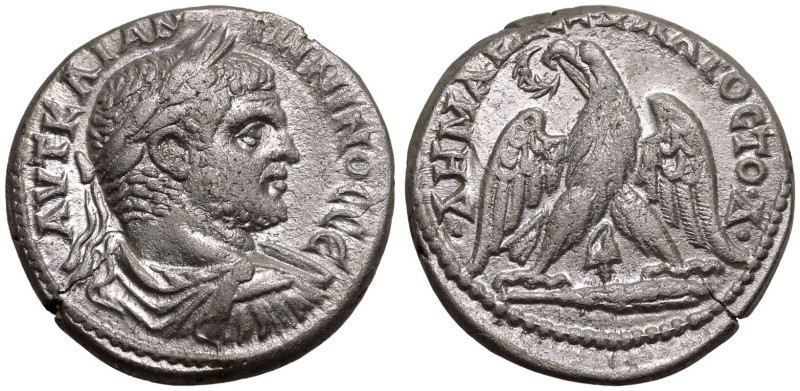 ROMAN PROVINCIAL. PHOENICIA, TYRE. Caracalla. 
Silver Tetradrachm, AD 215-217. ...