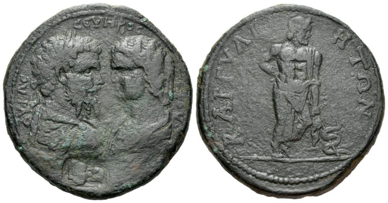 Caria, Bargylia Septimius Severus, 193-211 Bronze circa 193-211, Æ 33.00 mm., 21...