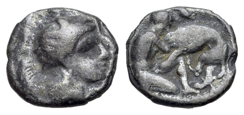Italy. Southern Lucania. Herakleia, c. 3rd-1st centuries BC. Æ (11mm, 1.14g). He...