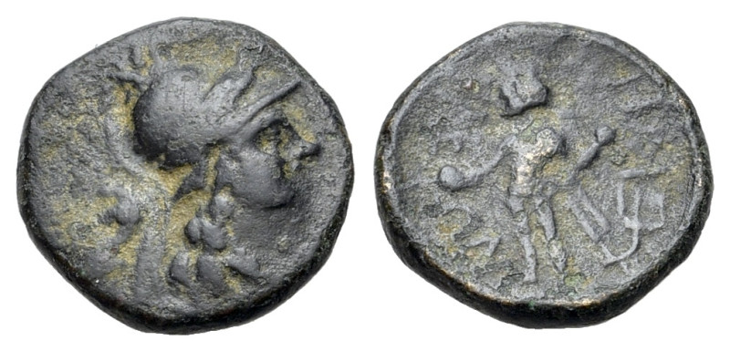 Italy. Southern Lucania. Herakleia, c. 3rd-1st centuries BC. Æ (13mm, 2.2g). Hel...