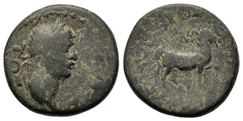 Claudius (41-54). Caria, Cidrama. Æ (20mm, 6,20g). Polemon, son of Seleukos, mag...