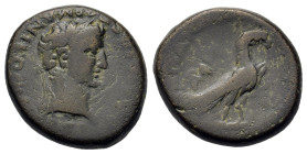Claudius (41-54). Phrygia, Amorium. Æ (18mm, 6.3g). Laureate head of Claudius, right. R/ Eagle with caduceus standing, right, on branch. RPC 2337.