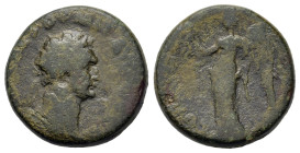 Domitian (81-96). Uncertain mint. Æ (19,8mm, 7.9g). Laureate head r. R/ Nike standing l., holding crown.