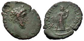 Commodus (177-192). Thrace, Philippopolis. Æ (18,7mm, 3g). Laureate head r. R/ Homonoia standing l., holding patera over altar and cornucopiae. RPC IV...