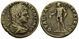 Caracalla (198-217). Thrace, Serdica. Æ (28mm, 16g). Laureate, draped and cuirassed bust r. R/ Hermes standing l., holding purse and caduceus. Varbano...