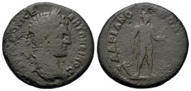 Caracalla (198-217). Thrace, Hadrianopolis. Æ (27,4mm, 10.7g). Laureate head r. R/ Apollo standing right, holding quiver resting on ground and bow. Ju...