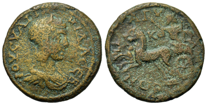 Julia Soaemias (Augusta, 218-222). Pamphylia, Magydus. Æ (26mm, 8.90g). Draped b...