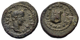 Gordian III (238-244). Cilicia, Anazarbus. Æ (16.4, 3.20g), year 261 (AD 242/3). Laureate head r. R/ Agonistic crown. RPC VII.2 3202 (this coin). Near...