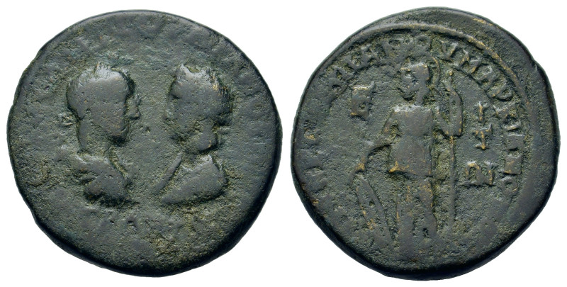 Gordian III with Tranquillina (238-244). Moesia Inferior, Marcianopolis. Æ Penta...