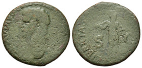 Claudius I (41-54). Æ As (27,4mm, 9g). Rome. Bare head l. R/ Libertas, draped, standing facing, head right, holding pileus in right hand and with left...