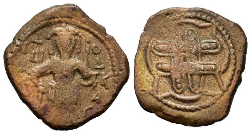 Empire of Nicaea, John III (1222-1254). Tetarteron (21.5mm, 2,70g). Two interlac...
