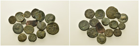 Lot of 15 Greek Æ coins, to be catalog. Lot sold as is, no return.