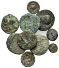 Lot of 10 Greek Æ coins, to be catalog. Lot sold as is, no return.