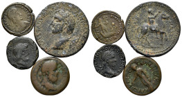 Lot of 4 Roman Provincial and Imperial Æ coins, to be catalog. Lot sold as is, no return.