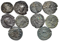 Lot of 5 Roman Imperial BI coins, to be catalog. Lot sold as is, no return.