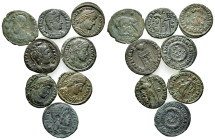 Lot of 8 Roman Imperial Æ coins, to be catalog. Lot sold as is, no return.