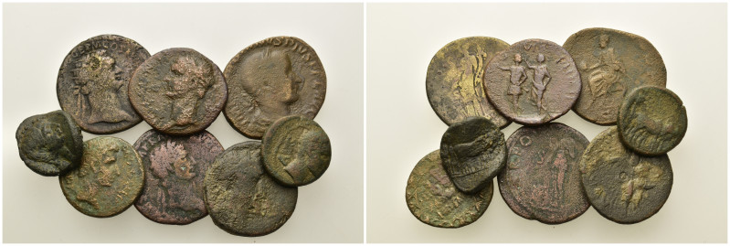 Lot of 8 Roman Imperial Æ coins, to be catalog. Lot sold as is, no return.