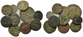 Lot of 10 Roman Imperial Æ coins, to be catalog. Lot sold as is, no return.